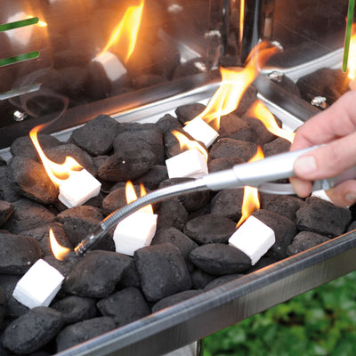 Kohleanzünder Grillanzünder Kaminanzünder Anzündwürfel Paraffinanzünder FLAMMBURO beim Anzünden