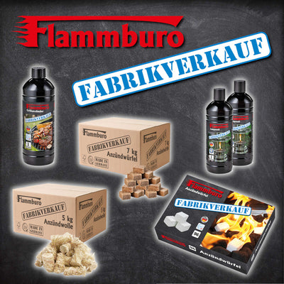 FABRIKVERKAUF Ökologische Anzündwürfel Holz & Wachs - 24 Platten